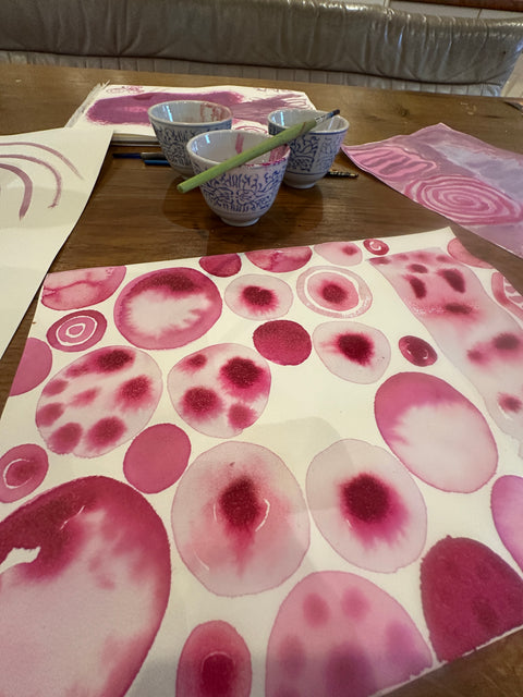 Sip & Scribble - botanical ink making and painting workshop