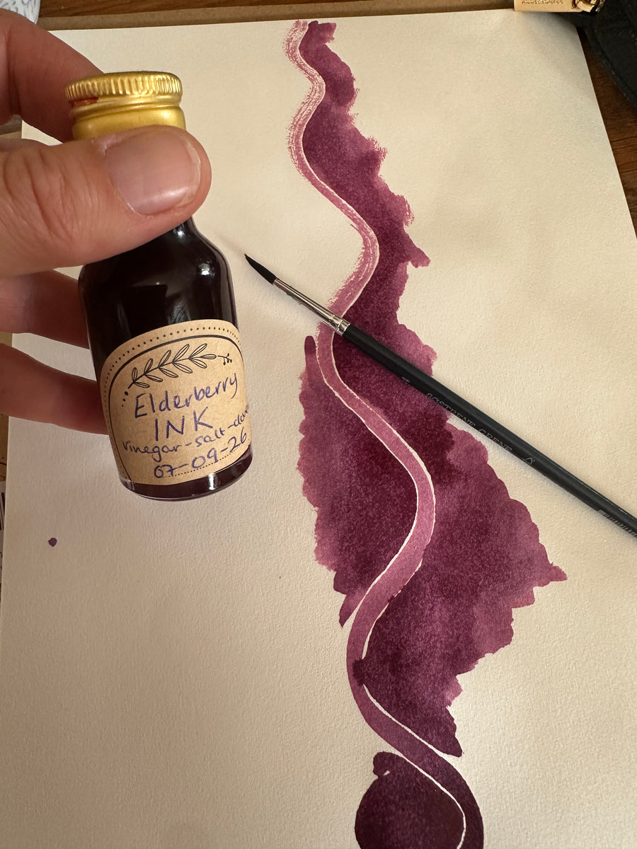 Botanical Ink making & painting workshop
